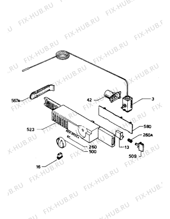 Взрыв-схема холодильника Zanussi ZI6180/9 - Схема узла Electrical equipment